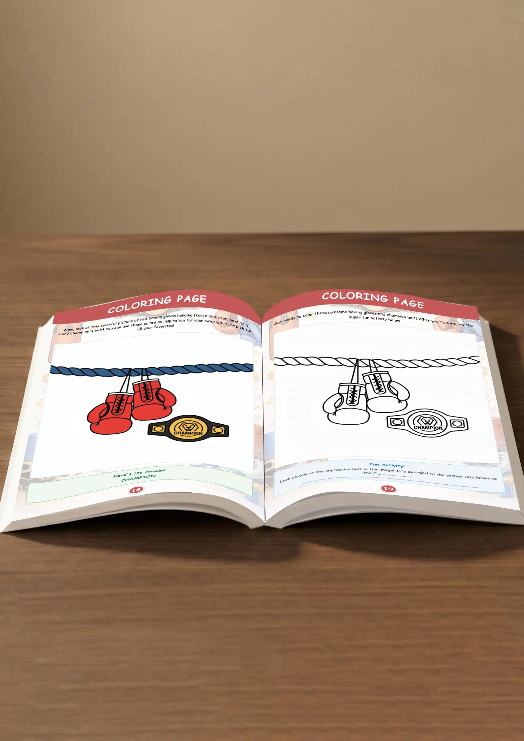 Fun With Boxing Activity Book - Image 5