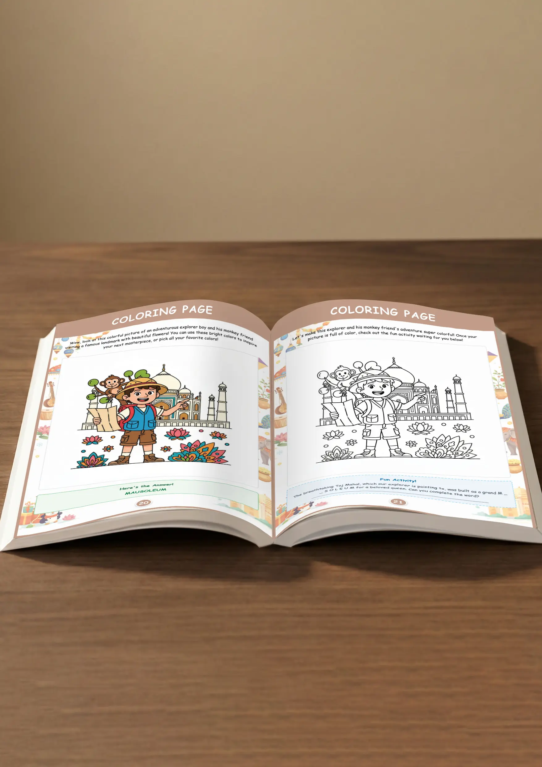 The Great Taj Mahal Activity Book - Image 5