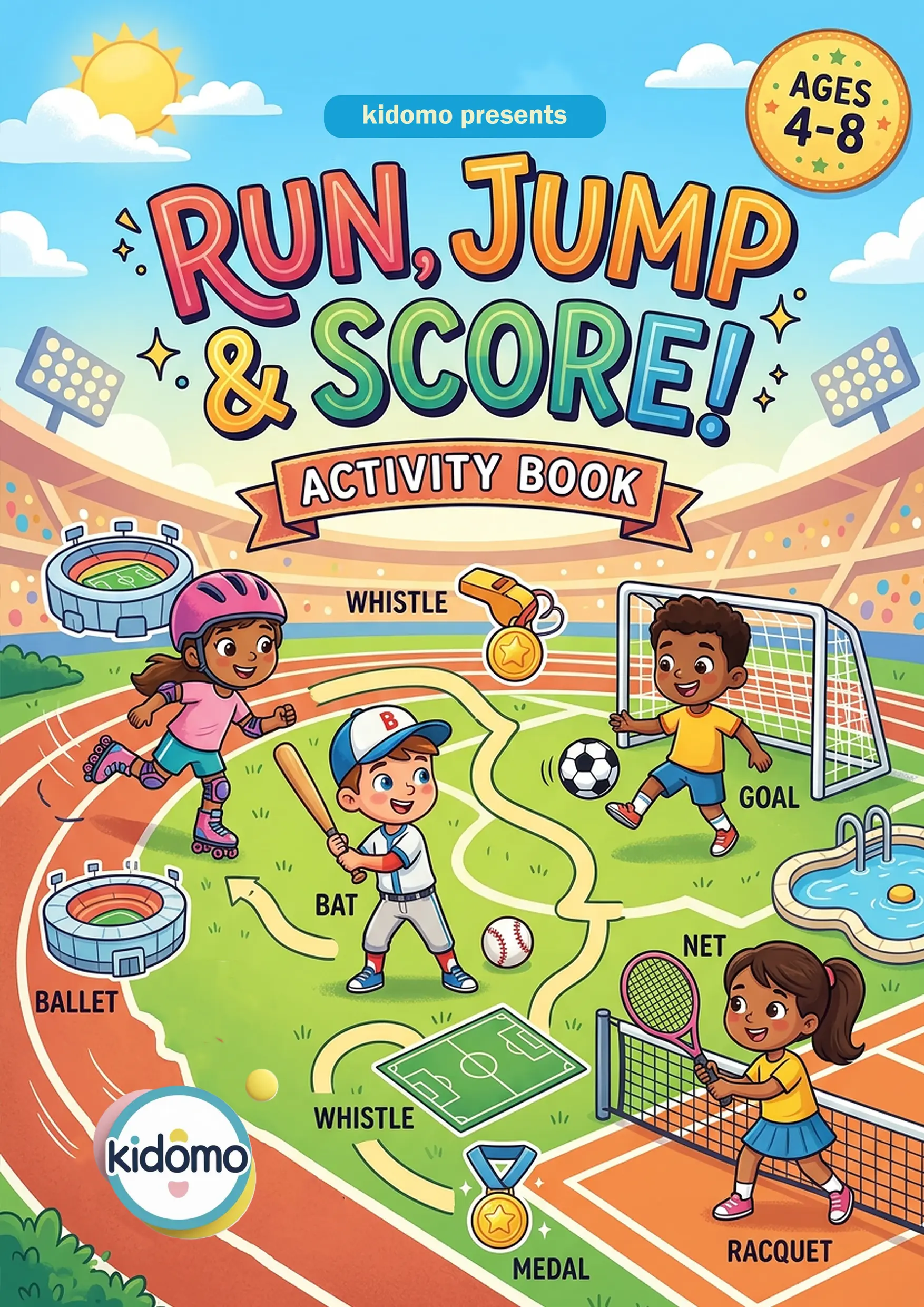 Run, Jump & Score! Activity Book